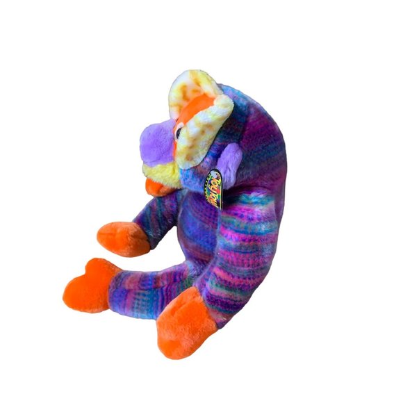 New Toy Town Direct Plush Stuffed Animal Doll Toy 13 in Tall Seated Purple Orang - Picture 3 of 6